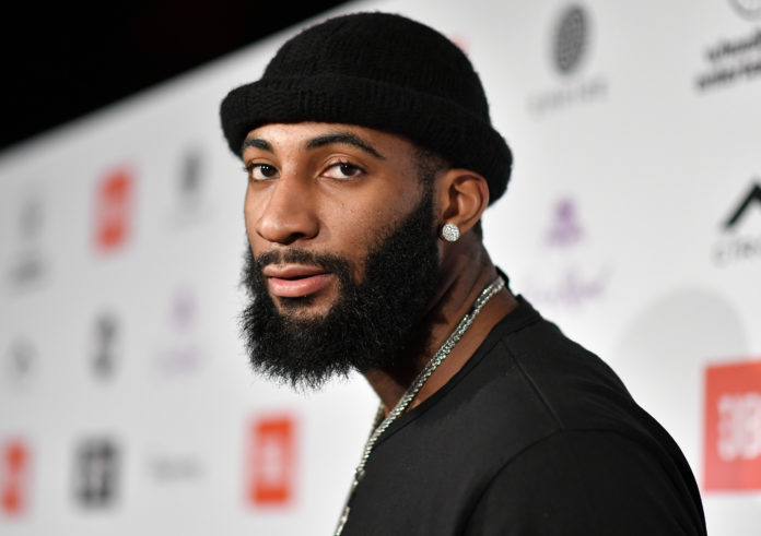 Andre Drummond at Kenny 'The Jet' Smith's annual All-Star Bash, in 2018
