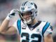 Christian McCaffrey with Panthers in December 2019