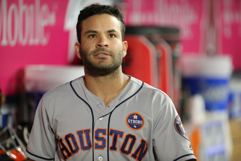 Jose Altuve Hit By Pitch in Astros Spring Training Debut - SportzBonanza