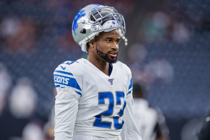 Darius Slay with Lions in 2019.
