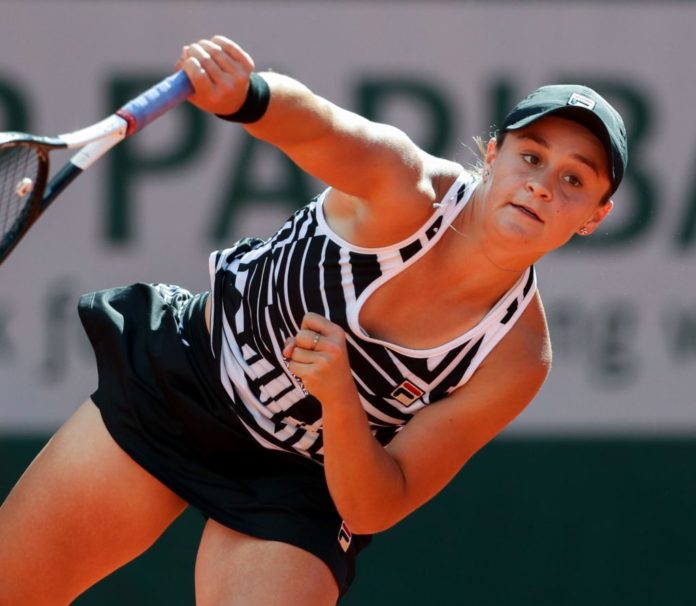 Australia's Ashleigh Barty at the Women's Singles Final, 2019 French Open