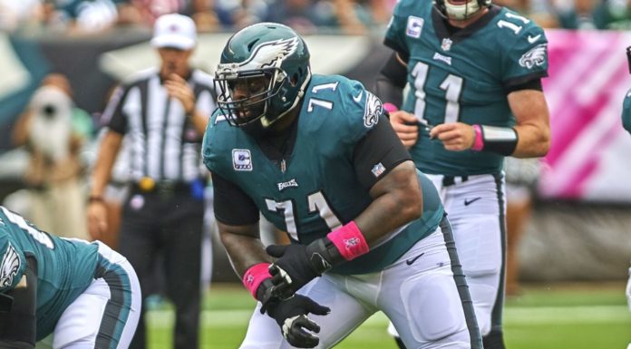 Jason Peters with the Philadelphia Eagles in 2017