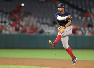 Xander Bogaerts with the Boston Red Sox in 2019