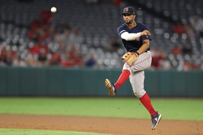 Boston Red Sox shortstop Xander Bogaerts in 2019