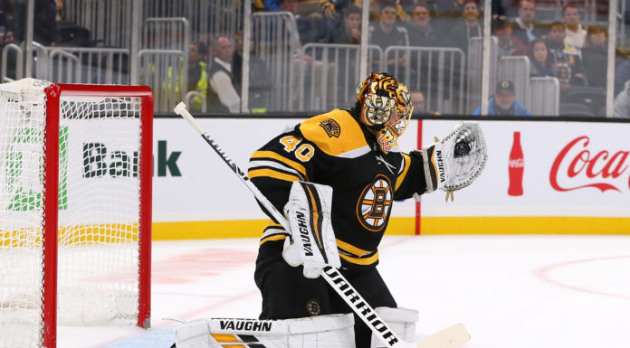 Boston Bruins goaltender Tuukka Rask