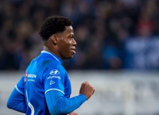 Jonathan David with KAA Gent in 2020
