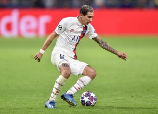 Angel Di Maria with PSG in February 2020