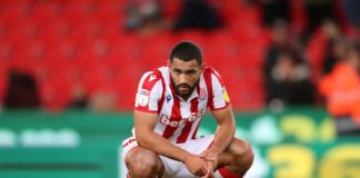 Cameron Carter-Vickers with Stoke City in 2019