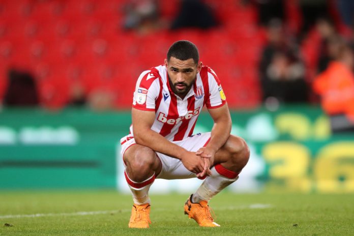 Cameron Carter-Vickers with Stoke City in 2019