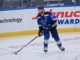 Vegas’ Alex Pietrangelo Out Due to Family Illness Alex Pietrangelo with the St. Louis Blues in 2019