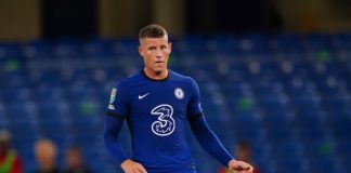 Ross Barkley with Chelsea in 2020
