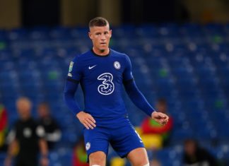 Ross Barkley with Chelsea in 2020