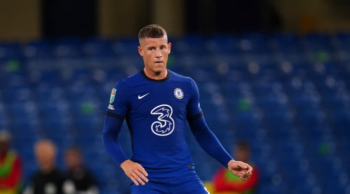 Ross Barkley with Chelsea in 2020