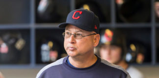 Terry Francona with the Cleveland Indians in 2018