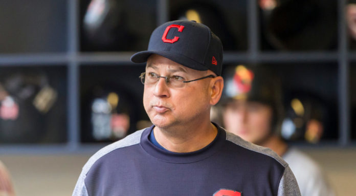 Terry Francona with the Cleveland Indians in 2018