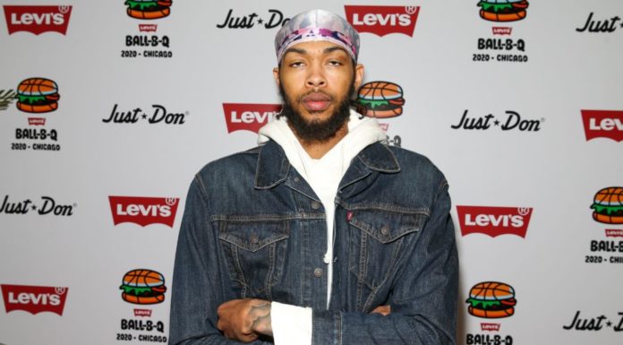 Brandon Ingram at the Levi's Annual Ball-B-Que during All Star Weekend in February 2020