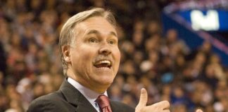 Mike D'Antoni during his time as Head Coach of New York Knicks