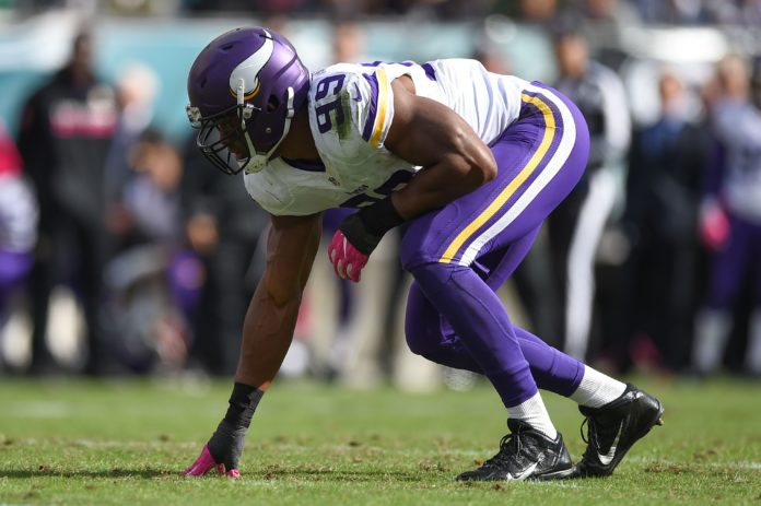 Danielle Hunter with the Vikings in 2016