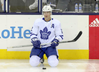 Patrick Marleau with the Maple Leafs in 2018