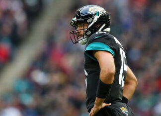 Gardner Minshew with the Jacksonville Jaguars in 2019
