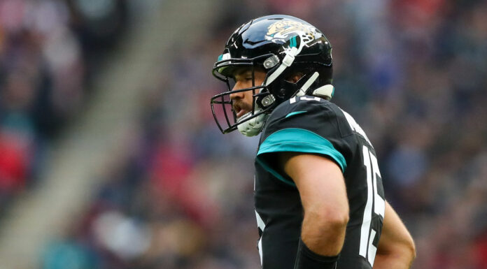 Gardner Minshew with the Jacksonville Jaguars in 2019
