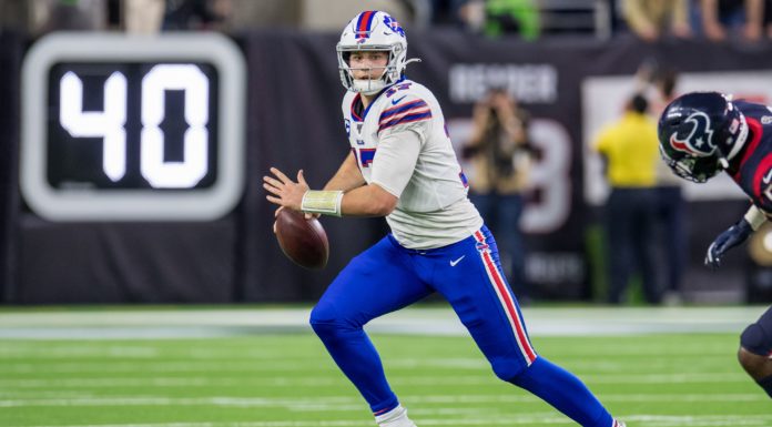 Buffalo Bills quarterback Josh Allen in 2020