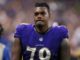Baltimore Ravens offensive lineman Ronnie Stanley (79) in 2018
