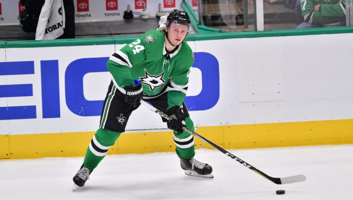 Dallas Stars left wing Roope Hintz in 2019