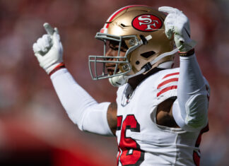 Kwon Alexander with the San Francisco 49ers in 2019
