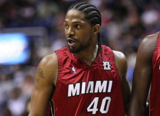 Udonis Haslem with Miami Heat