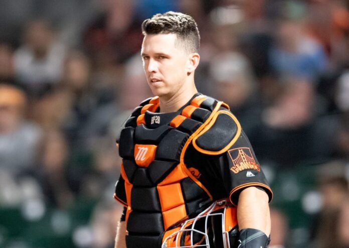 Buster Posey with the San Francisco Giants in 2019
