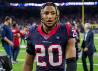 Justin Reid with the Houston Texans in 2020