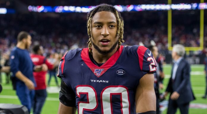 Justin Reid with the Houston Texans in 2020