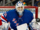 Henrik Lundqvist with the New York Rangers in 2019