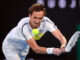 Daniil Medvedev at the men's singles final Australian Open Tennis in 2021