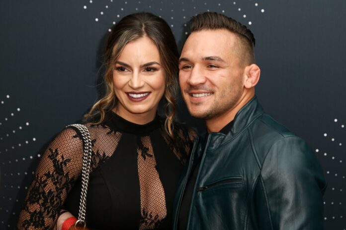 Michael Chandler with Brie Willett at the CMT Awards in 2017