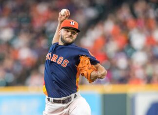 Houston Astros starting pitcher Lance McCullers Jr. in 2018.