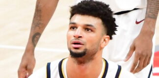 Jamal Murray with the Nuggets