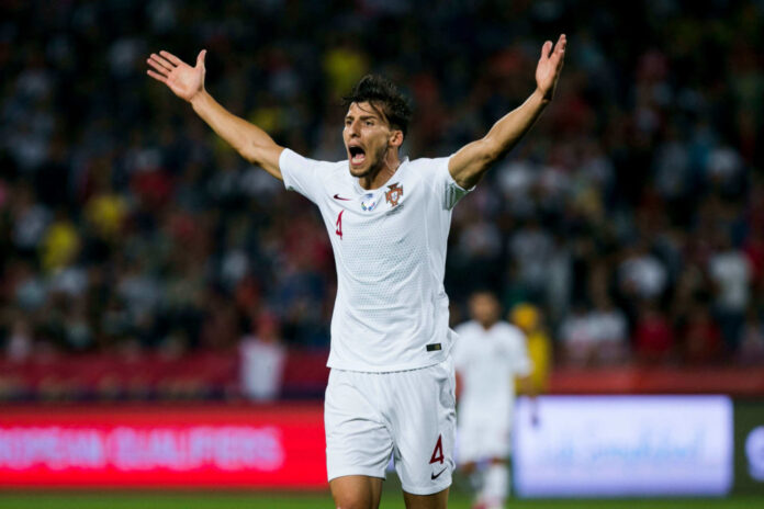 Ruben Dias with Portugal in 2019