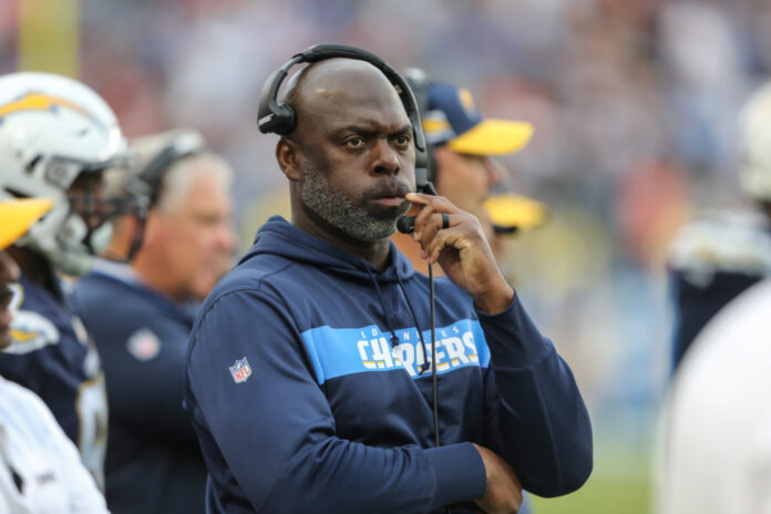Anthony Lynn with the Chargers