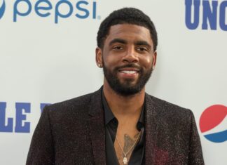 Kyrie Irving at the "Uncle Drew" premiere in 2018.
