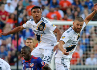 Julian Araujo with Galaxy in 2019