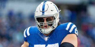 Quenton Nelson with the Colts in 2019