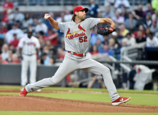 Michael Wacha with the St. Louis Cardinals in 2019