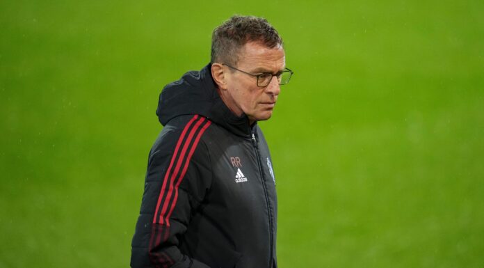 Manchester Untied manager Ralf Rangnick in 2021