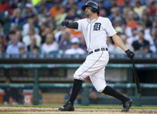 Nick Castellanos with the Tigers in 2016