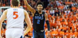 Cam Reddish during his time with Duke in 2019.