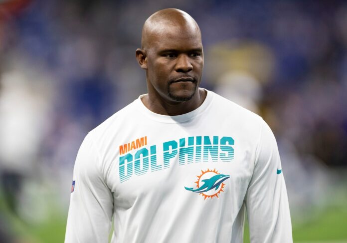 Dolphins coach Brian Flores in 2019