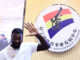 Lance Stephenson in a news conference held by The Liaoning Flying Leopards in 2019.