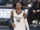 Grizzlies Star Ja Morant to Miss at Least 2 More Weeks With Knee Soreness Ja Morant with the Memphis Grizzlies